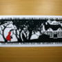Red Riding Hoods Folly Signed Papercut Print, thumbnail 7 of 7
