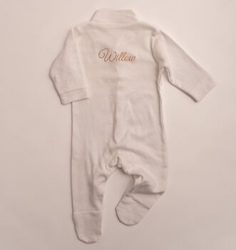 Personalised Cotton Babygrow, 4 of 8