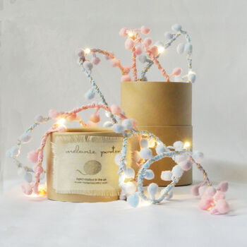 Personalised Pom Pom Fairy Light String Gift, 9 of 12