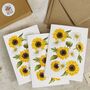 Sunflower Note Cards And Envelopes, thumbnail 1 of 5