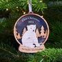 Heritage Polar Bear Snow Globe Christmas Decoration, thumbnail 3 of 5