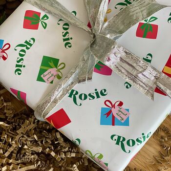 Present Special Delivery Christmas Wrapping Paper, 9 of 9