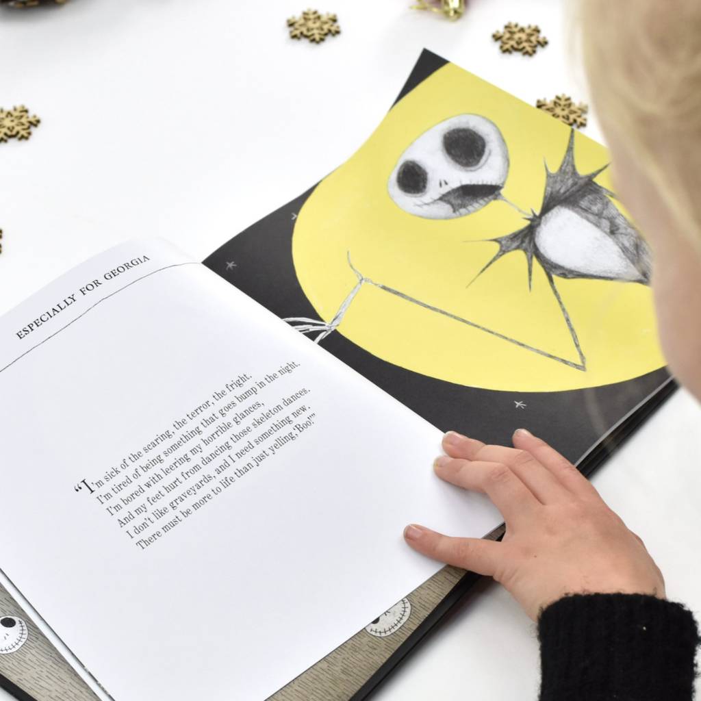 Personalised Nightmare Before Christmas Book By The Letteroom |  notonthehighstreet.com