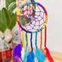 Mini Rainbow Beaded Dream Catcher, thumbnail 3 of 7