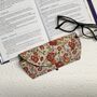 Liberty Soft Glasses Case With Magnetic Closure Red Orange Floral, thumbnail 1 of 11