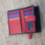 Personalised Black And Red Womans Soft Leather Purse Wallet, thumbnail 7 of 11