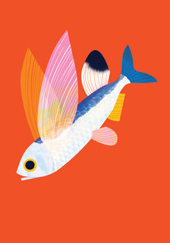 Flying Fish Fine Art Print, 2 of 2