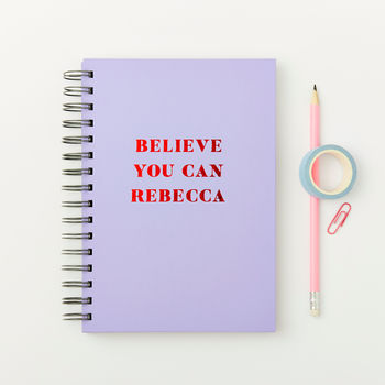 Believe You Can Luxe Foiled Notebook, 3 of 9