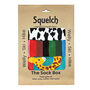 Set Of Three Children's Socks In A Gift Box Cows, thumbnail 1 of 2