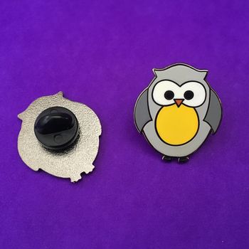 Owl Pin Badge, 3 of 4