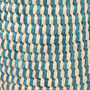 Turquoise Check Lidded Laundry Basket, thumbnail 2 of 5