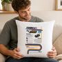 Personalised F1 Cushion Birthday Gift For All Seasons, thumbnail 3 of 11