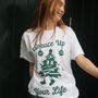Spruce Up Your Life Women's Christmas T Shirt, thumbnail 4 of 4