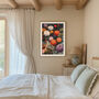 Japanese Abstract Flower Art Print, thumbnail 4 of 4