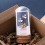 Terrarium Bottle 'With Love' Painted Flower Earrings, thumbnail 1 of 4