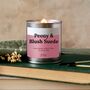 Peony And Blush Suede Wood Wick Candle, thumbnail 1 of 7