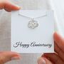 Anniversary Gift For Her, Infinity Heart Necklace, thumbnail 1 of 10
