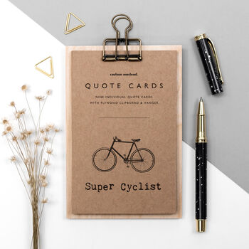 Cyclist Gift; Cycling Quote Cards, 4 of 8