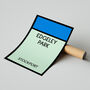 Edgeley Park Monopoly Stockport Football Print, thumbnail 2 of 2