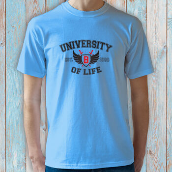 Personalised University Of Life T Shirt, 7 of 8