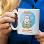 Personalised Cricket Gnome Father's Day Mug, thumbnail 1 of 2