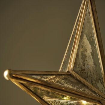 Windermere Mirrored Star Tree Topper, 3 of 5
