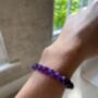 Relax Amethyst Bath Bomb And Gemstone Bracelet Gift, thumbnail 3 of 7