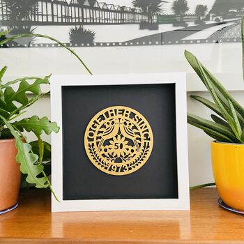 Personalised Golden Anniversary Paper Cut Gift, 2 of 8