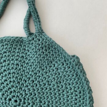 Parma Shopper Bag Chunky Cotton Crochet Kit, 2 of 8