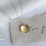Rose Necklace Sterling 18ct Gold Plated, thumbnail 1 of 7
