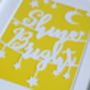 Unframed Paper Cut 'Shine Bright' Print A5, thumbnail 2 of 3