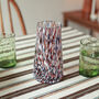 Stunning Mouth Blown Colourful Glass Table Jug, thumbnail 1 of 4