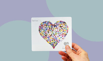 Multicoloured Butterfly Heart Sticker, 2 of 6