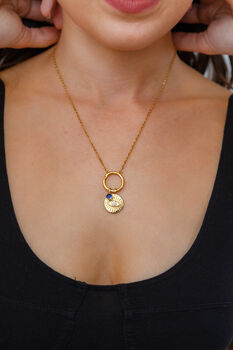 Gold Plated Good Fortune Charm Pendant Necklace, 4 of 10