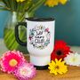 Self Care Club Floral Reusable Cup, thumbnail 1 of 2