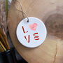 Personalised Love Valentine's Day Ornament, thumbnail 1 of 2