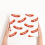 Personalised Clever Sausage Graduation Wrapping Paper, thumbnail 1 of 2