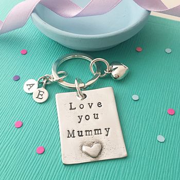 Personalised Love You Mum Keyring, 3 of 8