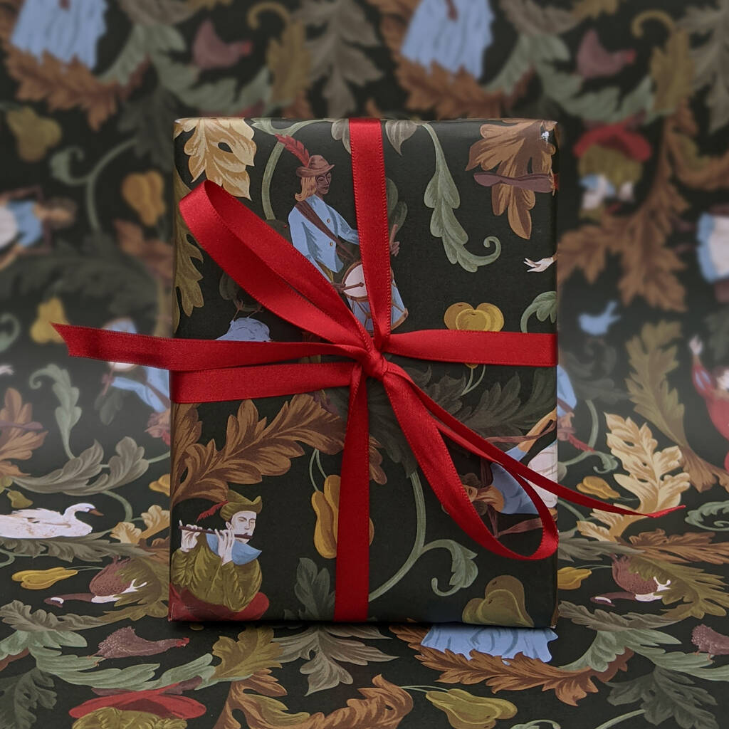 12 Days Of Christmas Wrapping Paper, 1 of 7