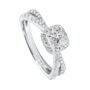 Marina White Gold Lab Grown Diamond Engagement Ring, thumbnail 2 of 5