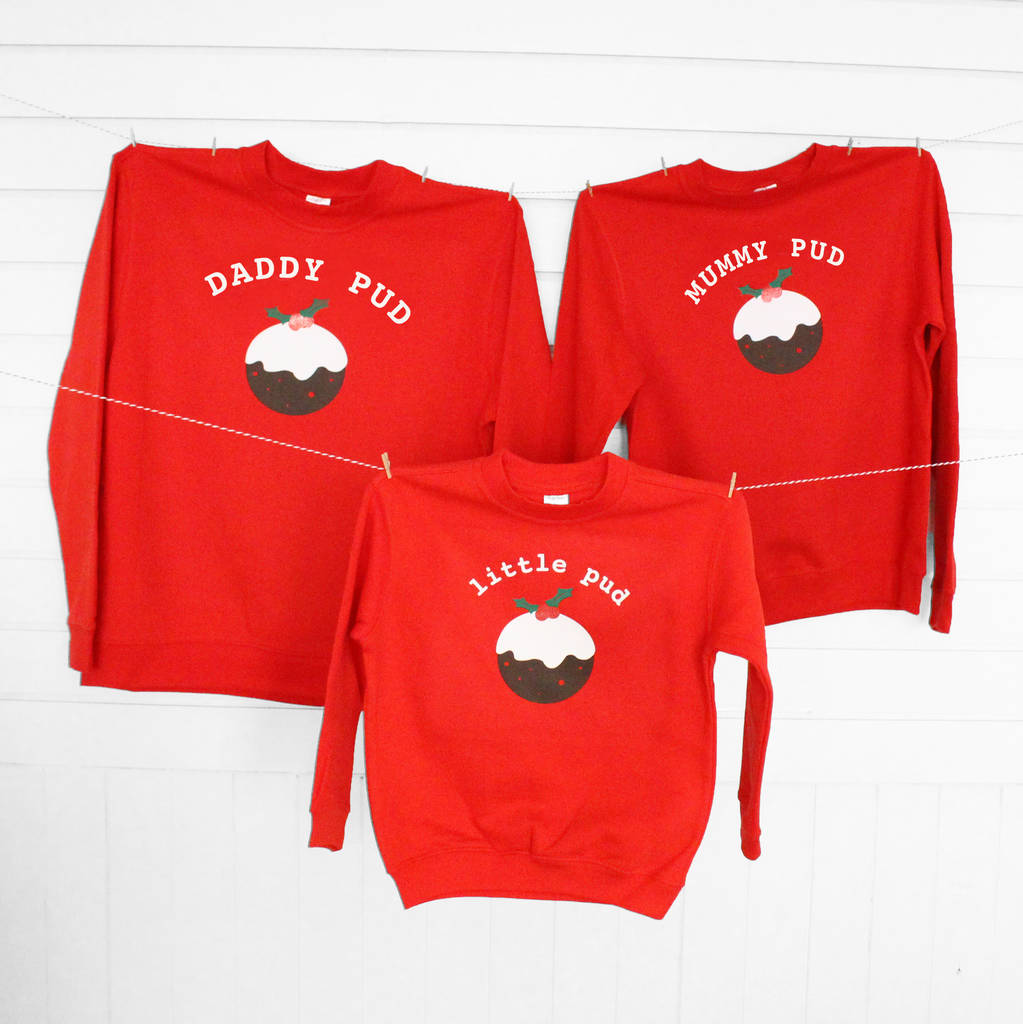 mummy daddy baby christmas jumpers