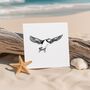 Flying Puffin Seaside Greeting Card, thumbnail 1 of 6