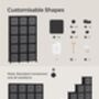 Cube Storage Unit Non Woven Fabric Customisable Shelves, thumbnail 8 of 12