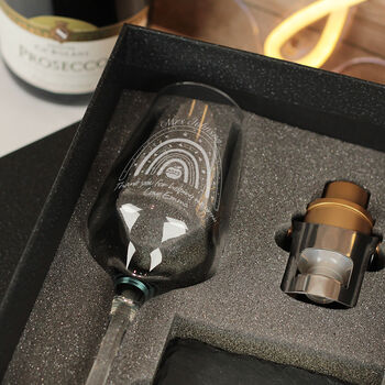 Teacher Rainbow Thank You Champagne Flute, 6 of 7