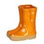 Personalised Orange Welly Boots Garden Planter, thumbnail 2 of 10