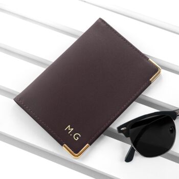 Personalised Premium Leather Passport Cover, 3 of 8