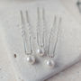 Pearl Hair Pins, thumbnail 1 of 4