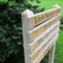 Ladder Direction Oak Sign Post, Up To Eight Tiers, thumbnail 7 of 10