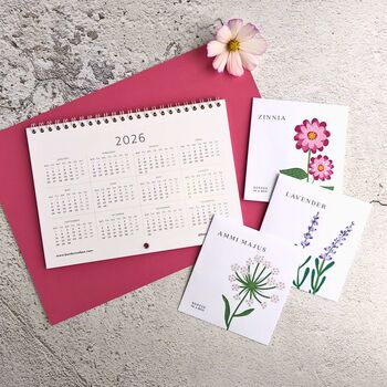 2026 Wall Calendar A5 Opens To A4, Grow Your Own Flower Garden Wall Seed Calendar, 10 of 10