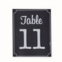 Vintage Chalkboard Wedding Table Numbers Stickers, thumbnail 2 of 3